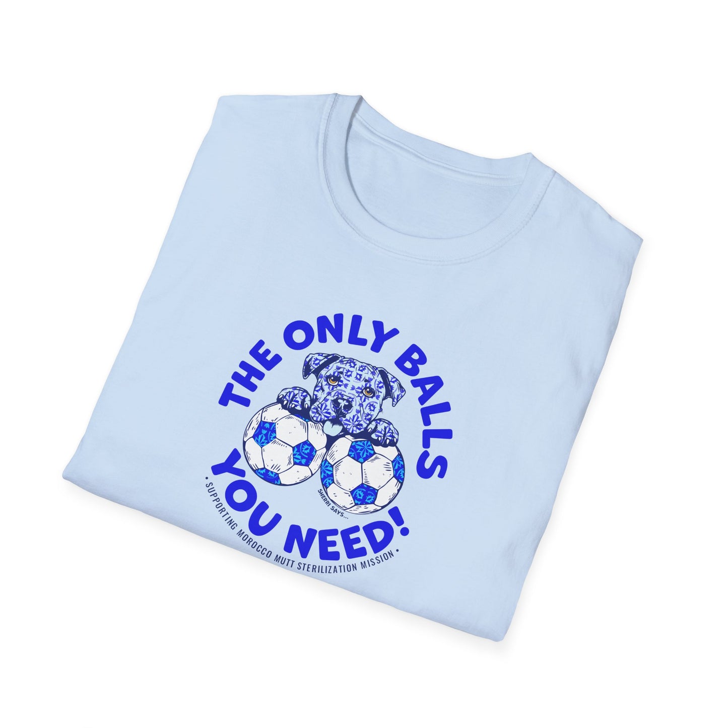 Soccer Balls Graphic T-Shirt — "The Only Balls You Need"