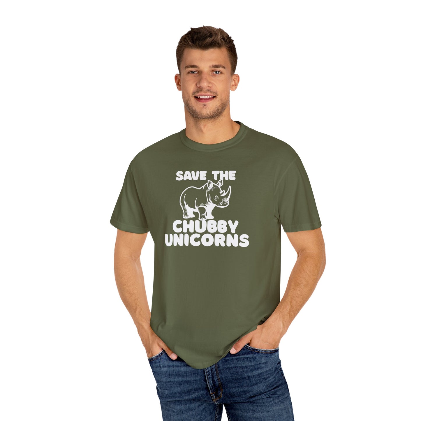 Save the Chubby Unicorns T - Supports Rhino Connect