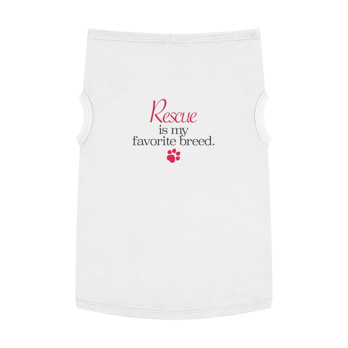 Rescue is my favorite breed - Doggy Tank Top
