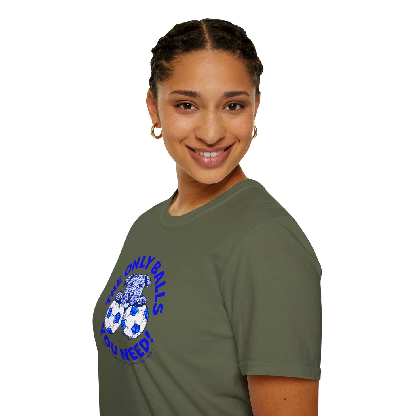 Soccer Balls Graphic T-Shirt — "The Only Balls You Need"