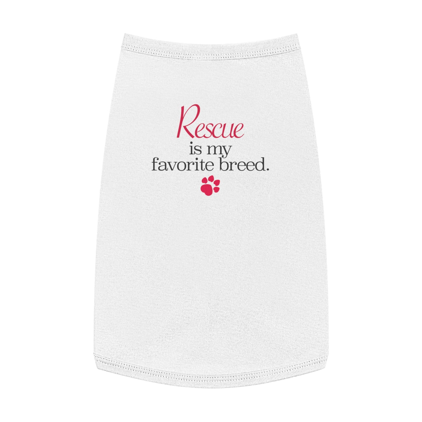 Rescue is my favorite breed - Doggy Tank Top