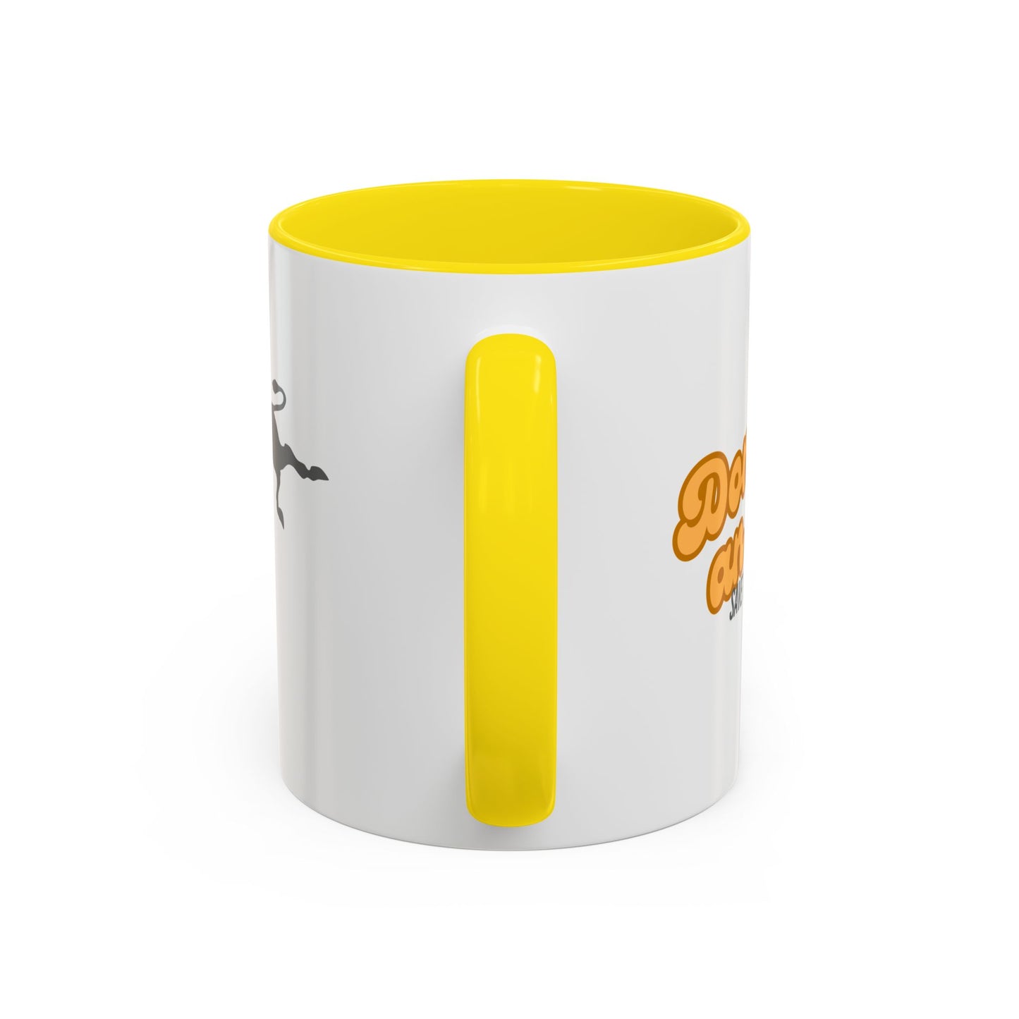Don't be an A$$ - Save the Donkeys - Accent Coffee Mug (11, 15oz)