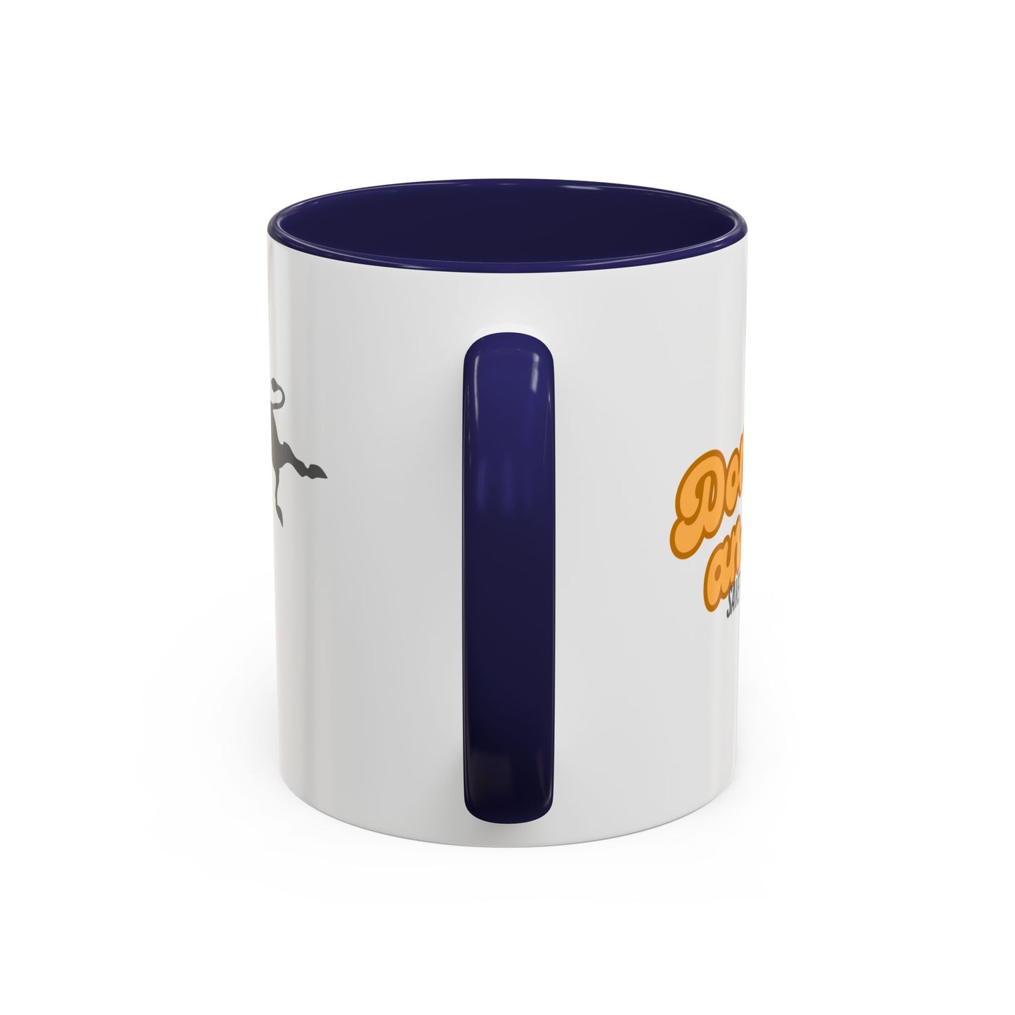 Don't be an A$$ - Save the Donkeys - Accent Coffee Mug (11, 15oz)