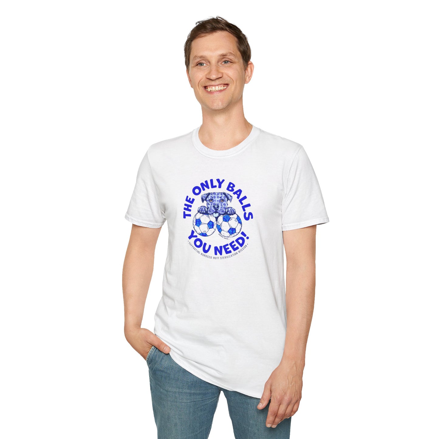 Soccer Balls Graphic T-Shirt — "The Only Balls You Need"