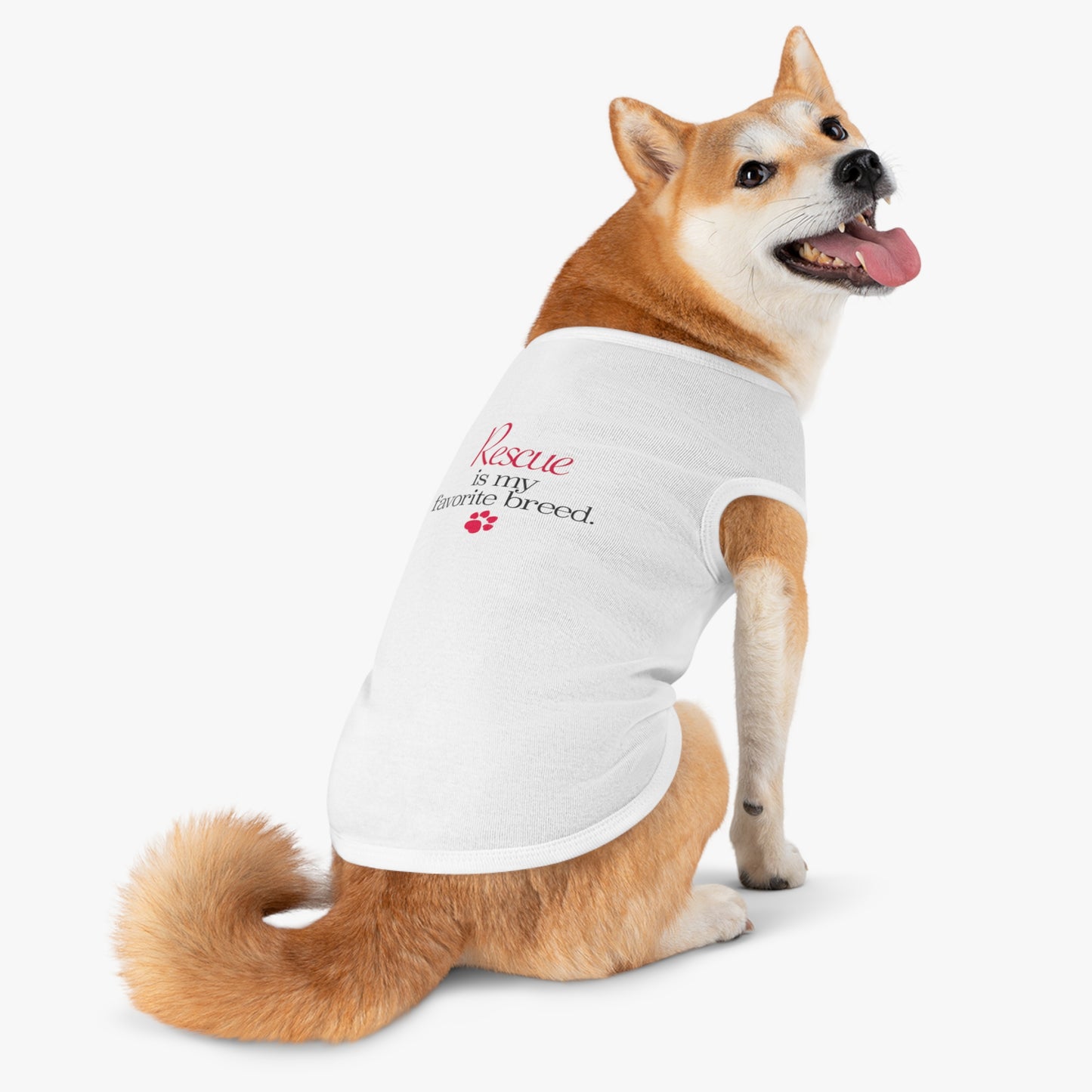 Rescue is my favorite breed - Doggy Tank Top