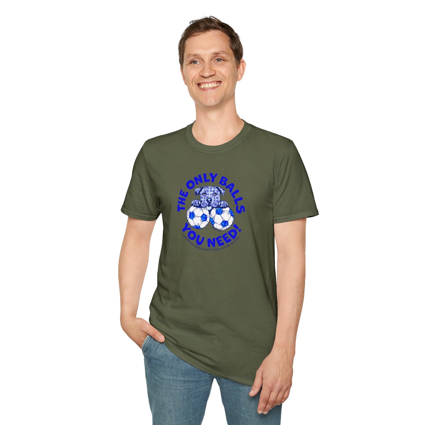 Soccer Balls Graphic T-Shirt — "The Only Balls You Need"