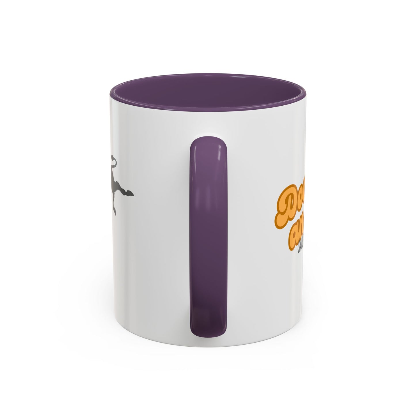 Don't be an A$$ - Save the Donkeys - Accent Coffee Mug (11, 15oz)