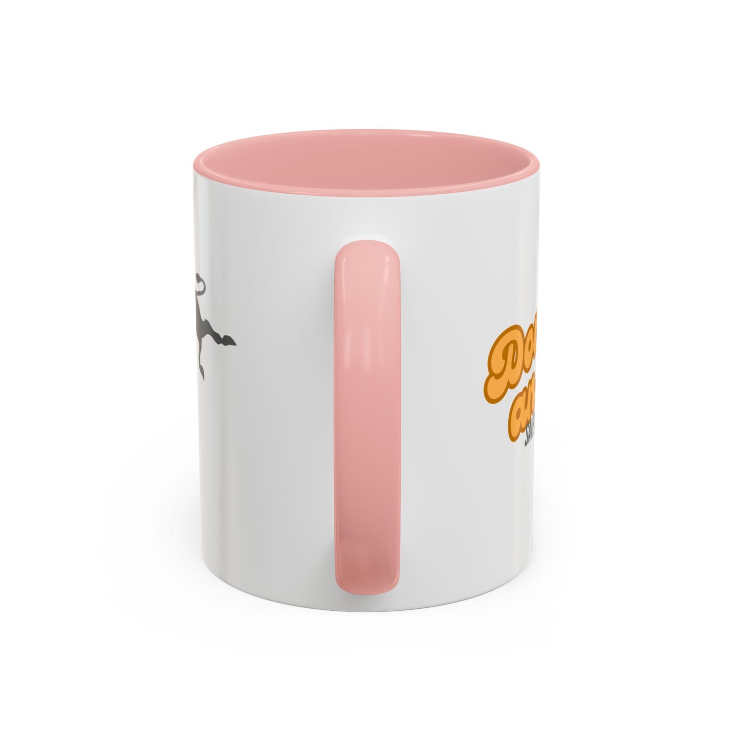 Don't be an A$$ - Save the Donkeys - Accent Coffee Mug (11, 15oz)
