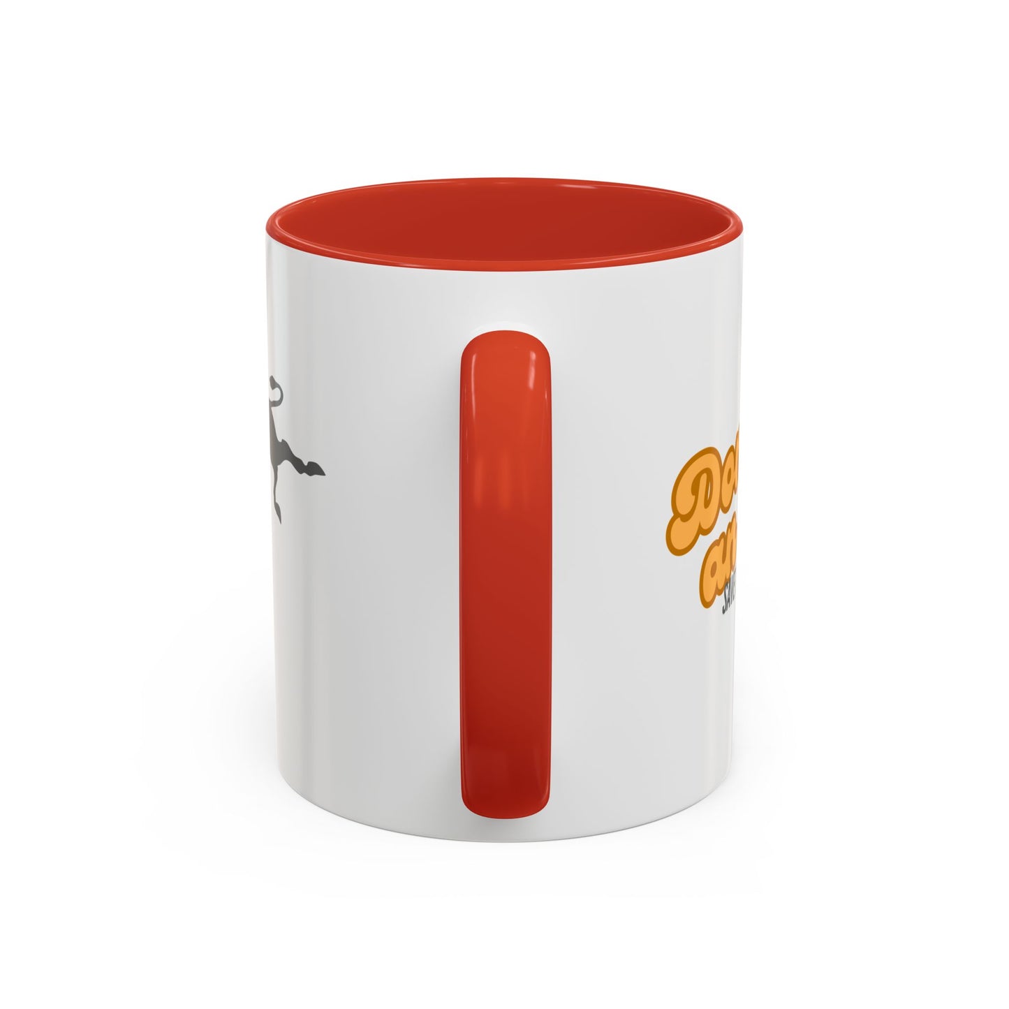 Don't be an A$$ - Save the Donkeys - Accent Coffee Mug (11, 15oz)