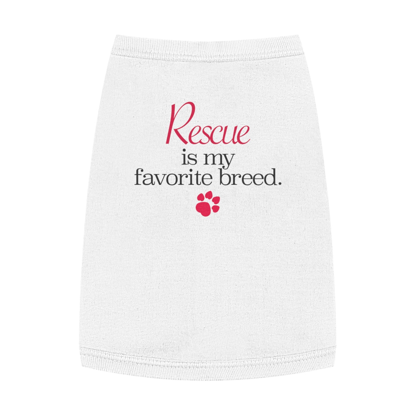 Rescue is my favorite breed - Doggy Tank Top