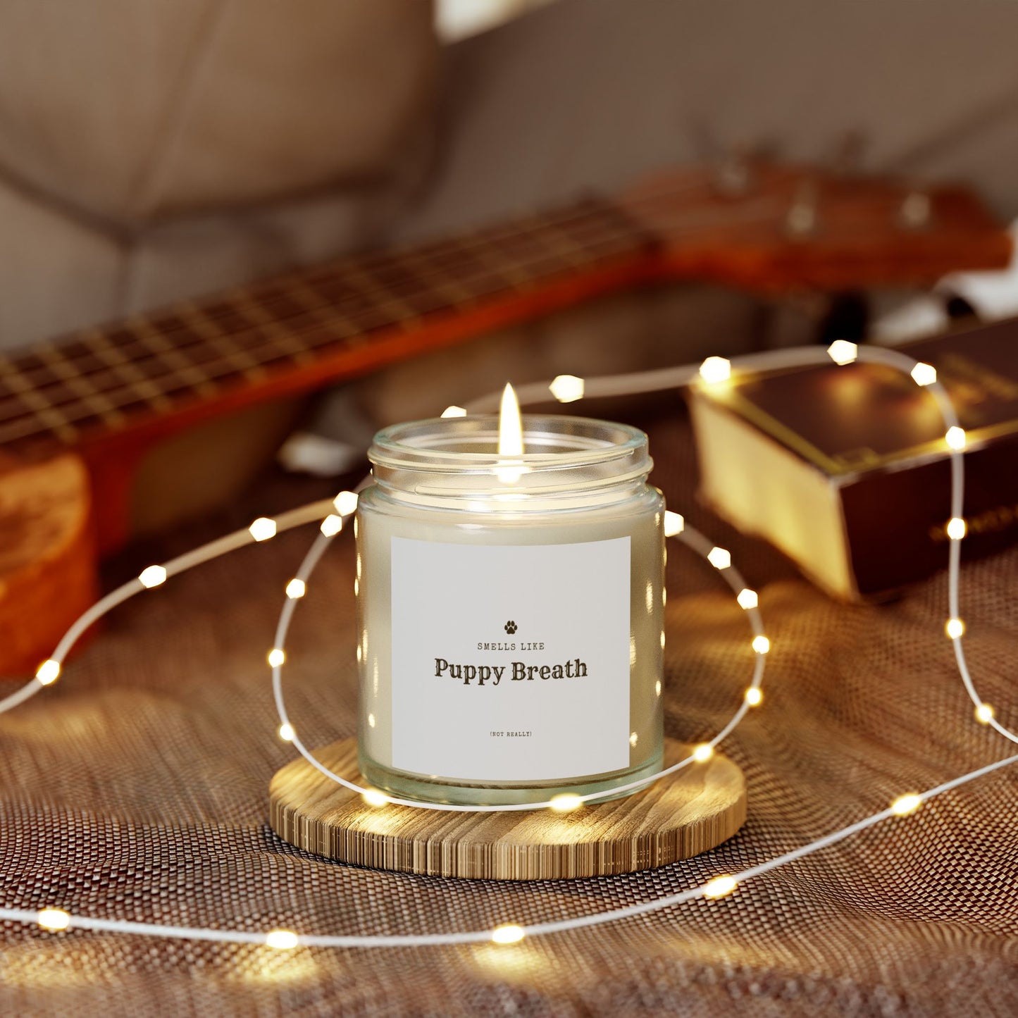 Smells Like Puppy Breath (Not Really) 4oz Jar Candle