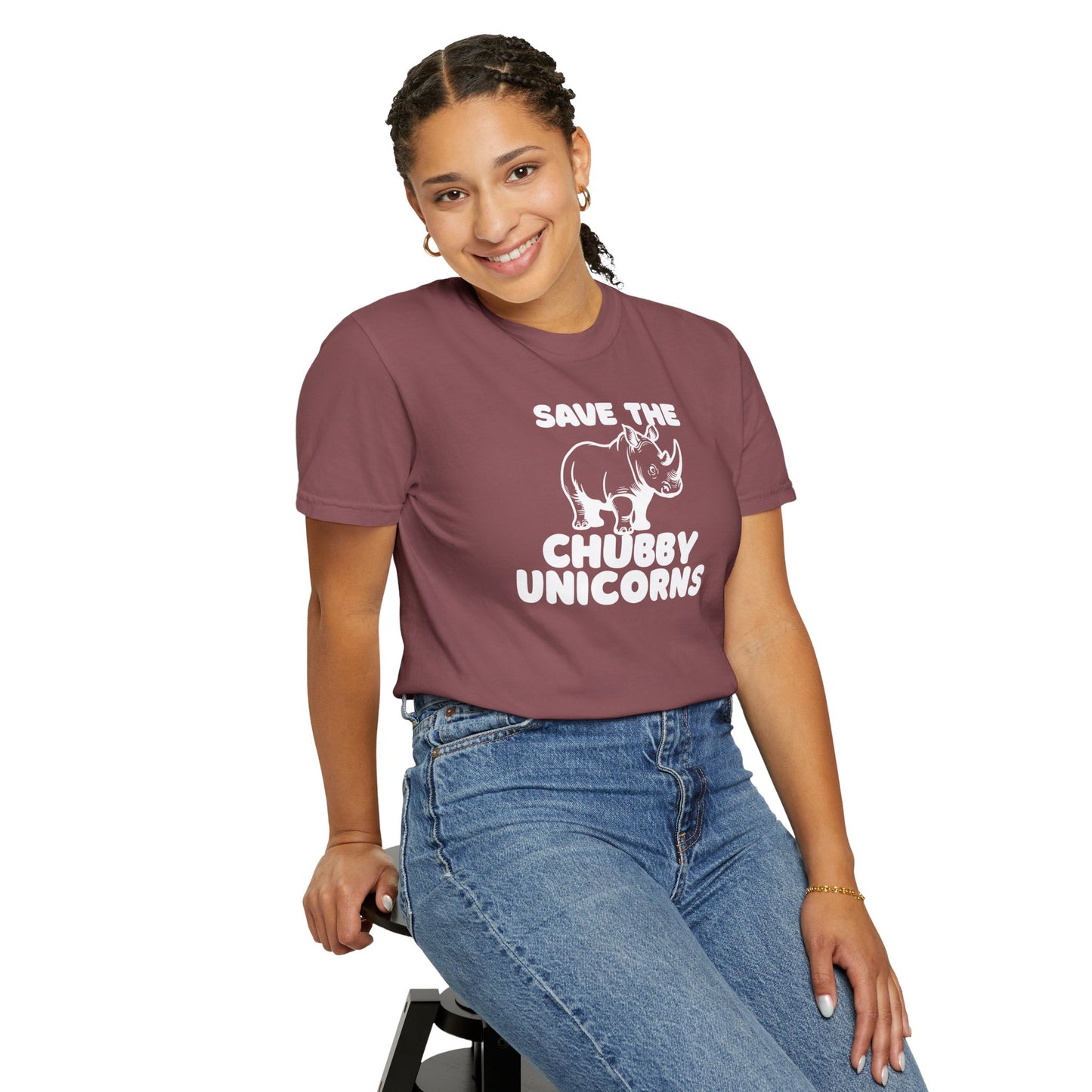 Save the Chubby Unicorns T - Supports Rhino Connect